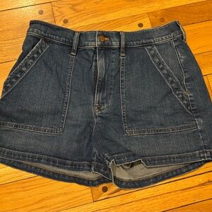 J. Crew Factory Dark Blue Jean Shorts